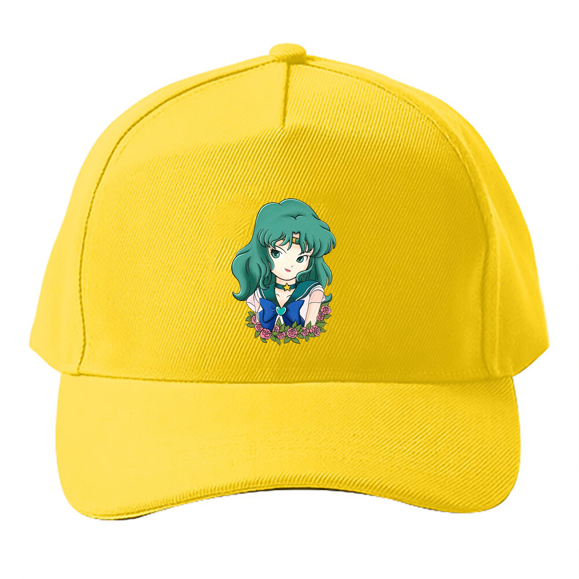 （画像用） 美少女戦士セーラームーン 海王 みちる（かいおう みちる） Sailor Moon Kaiou Michiru ベースボールキャップ 綿100％ 男女兼用 帽子 スポーツ